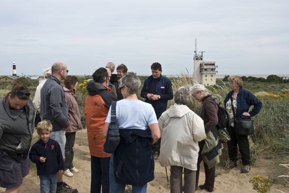The group with the VTS tower in the background