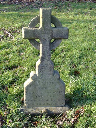 The full gravestone of George Thewlis Escreet