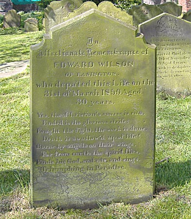 The gravestone of Edward Wilson